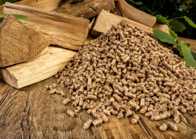 Granulés de bois et bûches